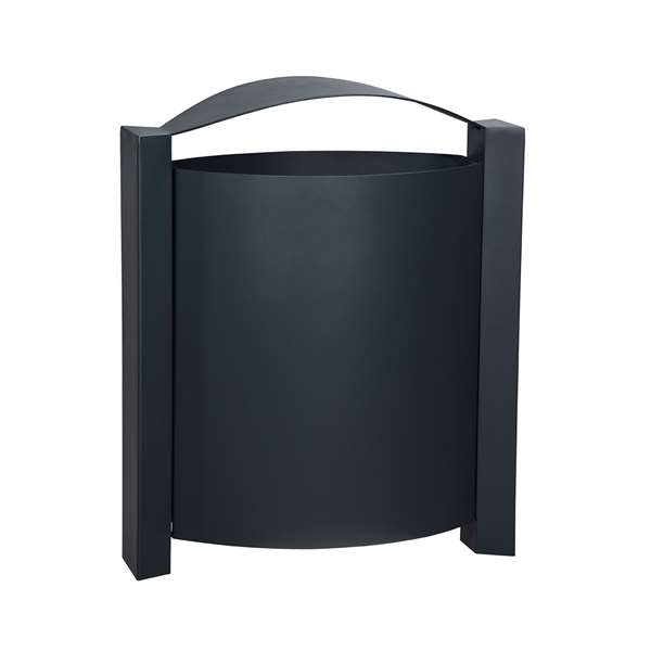 Image de CORBEILLE MURALE ARKEA 40L-ANTHRACITE MAT
