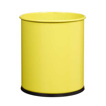 CORBEILLE A PAPIER JAUNE PAPEA 8L