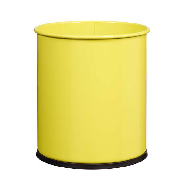 Image de CORBEILLE A PAPIER JAUNE PAPEA 30L