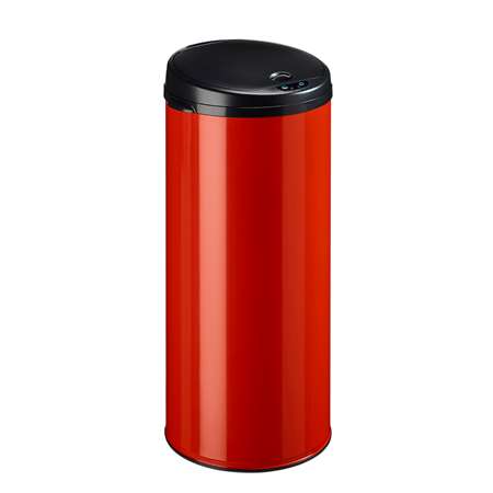 POUBELLE A OUVERTURE AUTOMATIQUE ROUGE SENSITIVE 45L