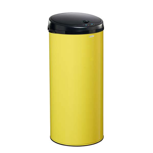 Image de POUBELLE A OUVERTURE AUTOMATIQUE JAUNE SENSITIVE 45L