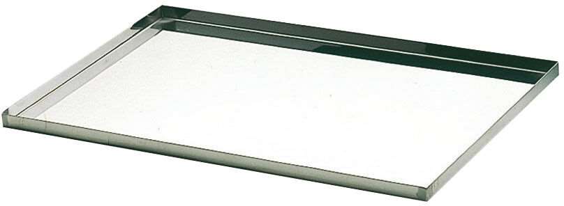 Image de PLAQUE PATISSIERE INOX BORDS DROITS (LONG.600XLARG.400MM)