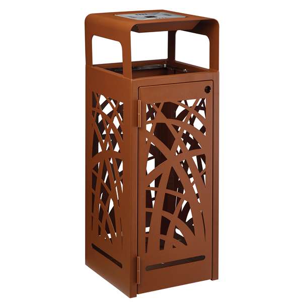 Image de CORBEILLE A POSER OU A FIXER CYBEL 110L - AVEC CENDRIER 1.5L