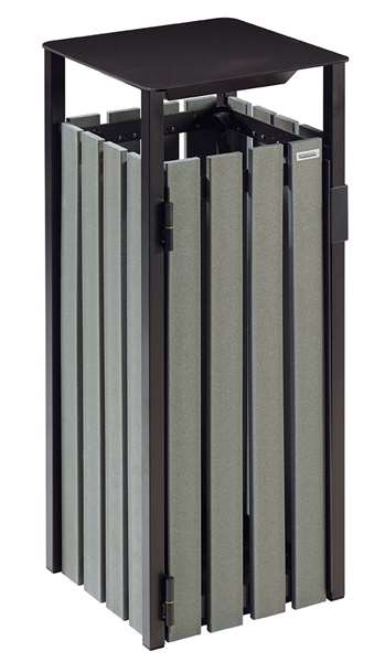 Image de CORBEILLE A POSER/FIXER EDEN ETIK 110L-SANS CENDRIER