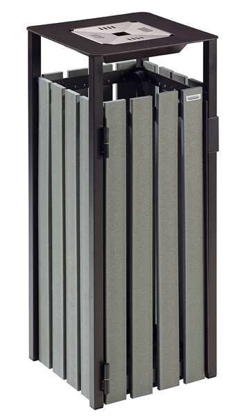 Image de CORBEILLE A POSER/FIXER EDEN ETIK 110L-AVEC CENDRIER