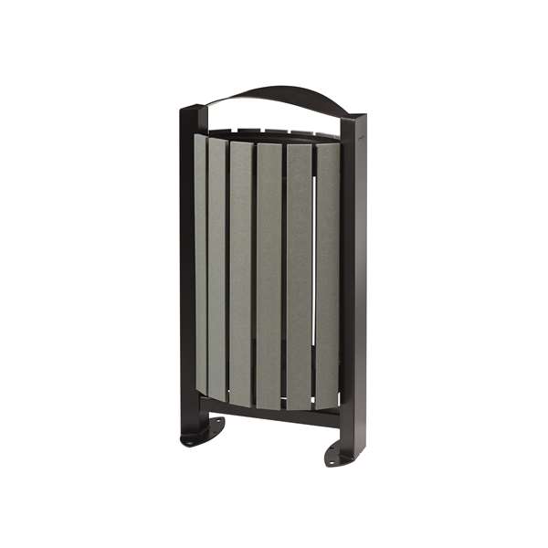 Image de CORBEILLE 60L ARKEA ETIK-SANS CENDRIER-GRIS MANGANESE