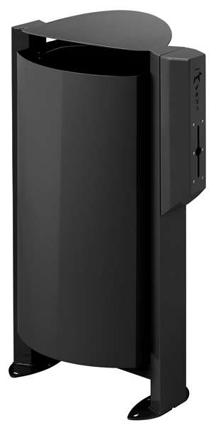 Image de CORBEILLE ARKEA CANIN 100L AVEC DISTRIBUTEUR SAC GRIS CIMENT