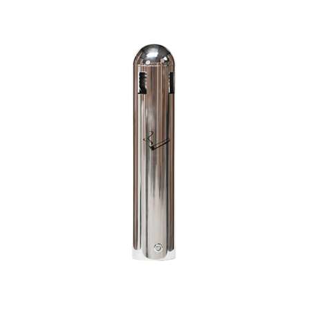 CENDRIER TUBULAIRE MURAL INOX 1,8L