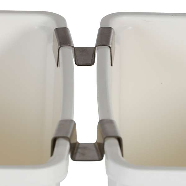 Image de SET DE 2 CONNECTEURS INOX POUR COLLECTEUR 'RECYCLAGE' 60/80L