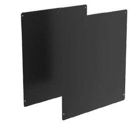 Image de LOT DE 2 HABILLAGES METAL POUR BORNE ALITRI 65L GRIS MANGANE