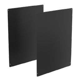 Image de LOT DE 2 HABILLAGES METAL POUR BORNE ALITRI 90L GRIS MANGANE