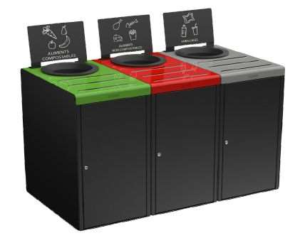 Image de KIT DE 3 MEUBLES 65L TRI SELECTIF ALITRI 'ENFANTS'