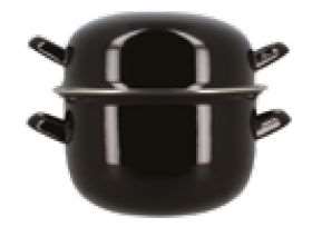 Image de COCOTTE A MOULES AVEC COUVERCLE UNI 2.7L