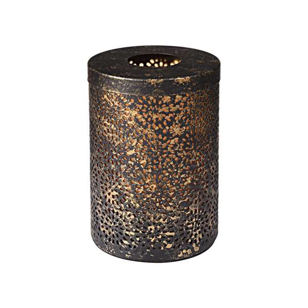 Image de BOUGEOIR DARA METAL BROSSE (H.120MM DIAM.85MM) X4