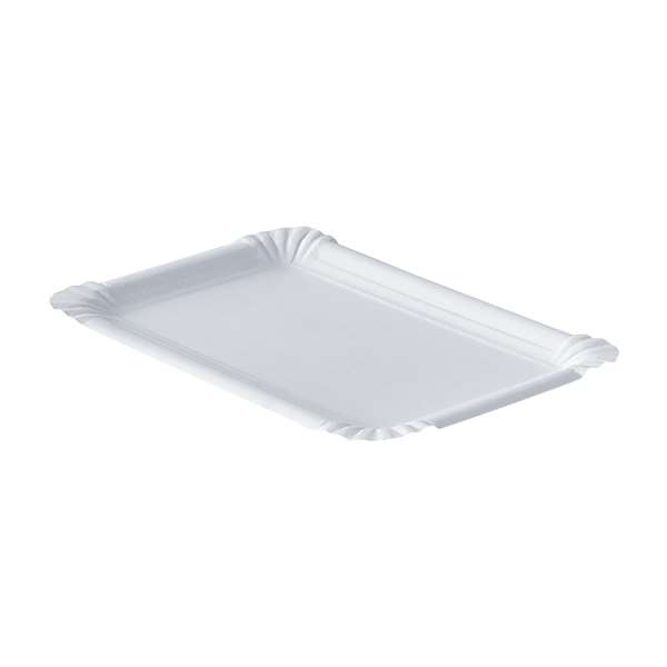 Image de PLATEAU RECTANGULAIRE BLANC (FTS130X200X12MM) X250