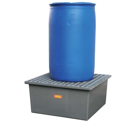 Image de BAC DE RÉTENTION PFV GRIS 220/1 AVEC CAILLEBOTIS GALVANISÉ