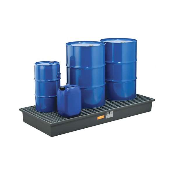 Image de BAC DE RÉTENTION PFV GRIS 220/3 AVEC CAILLEBOTIS GALVANISÉ