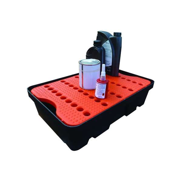 Image de PLATEAU DE RÉTENTION PE 30 AVEC CAILLEBOTIS PE