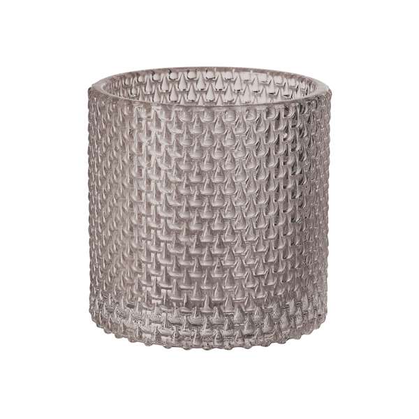 Image de BOUGEOIR CALM VERRE GREGE (H.80MM DIAM.80MM) X6