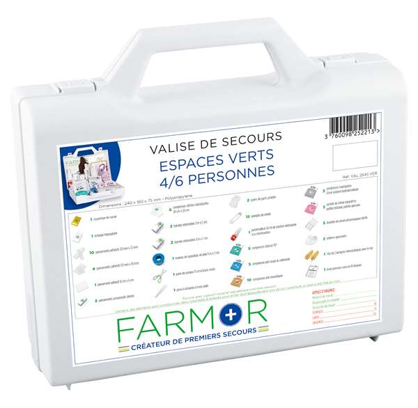 Image de VALISE DE SECOURS 'ESPACES VERTS' 4/6 PERSONNES