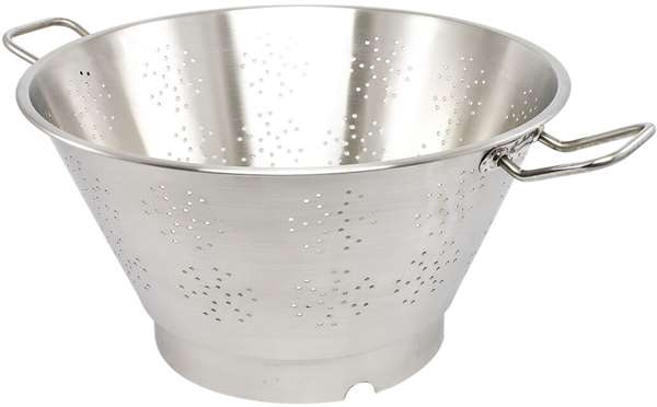 Image de PASSOIRE CONIQUE INOX FOND CERCLE DIAM.450MM