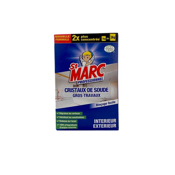 Image de CRISTAUX DE SOUDE SAINT MARC PROFESSIONNEL LESSIVE 1KG