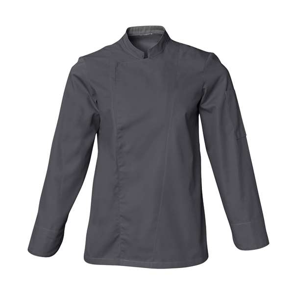 Image de VESTE DE CUISINE COOKIE ML GRIS NIMBUS T1
