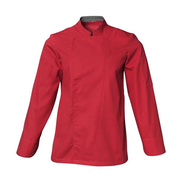 Image de VESTE DE CUISINE COOKIE ML ROUGE T1