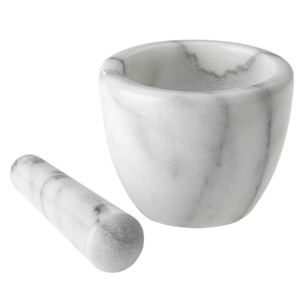 Image de MORTIER+PILON EN MARBRE 'GOURMET' DIAM.100MM