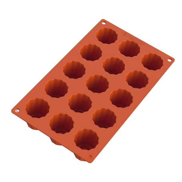 Image de GASTROFLEX PLAQUE DE 15 CANNELES BORDELAIS GN 1/3