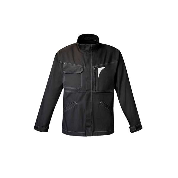 Image de VESTE WORKWEAR BEN 60% COTON/40% POLYR NOIR T2