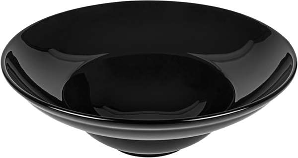 Image de ASSIETTE A PATES TRES PROFONDE NOIRE 'KAZUB' 40CL DIAM.260MM