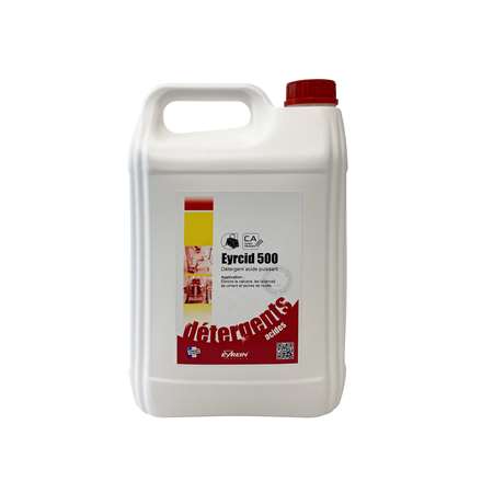 EYRCID 500 DETERGENT ACIDE VOILE CIMENT/ROUILLE 5L