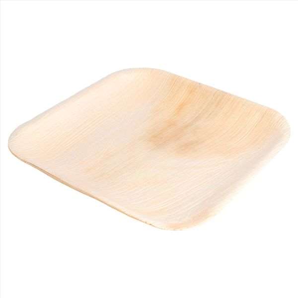 Image de ASSIETTE CARREE NATUREL ARECA (FTS180X180X15MM) X200