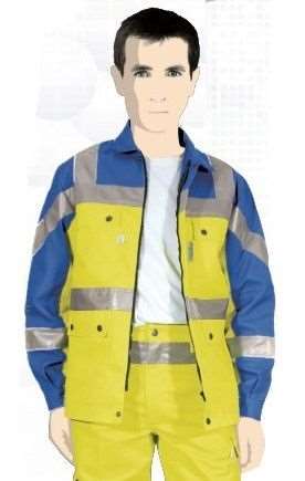 VESTE HAUTE VISIBILITE JAUNE FLUO/BUGATTI TXXL