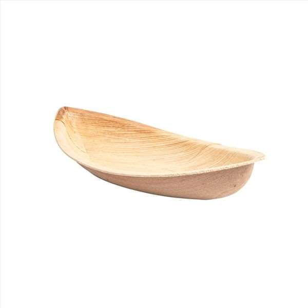 Image de ASSIETTE PIROGUE NATUREL ARECA (FTS210X110X40MM) X200