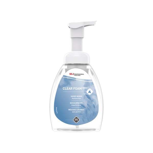 Image de CLEAR FOAM PURE SALISSURES COURANTES MAINS&CORPS 250MLX6