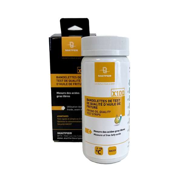 Image de BANDELETTES TEST D'HUILE DE FRITURE X100