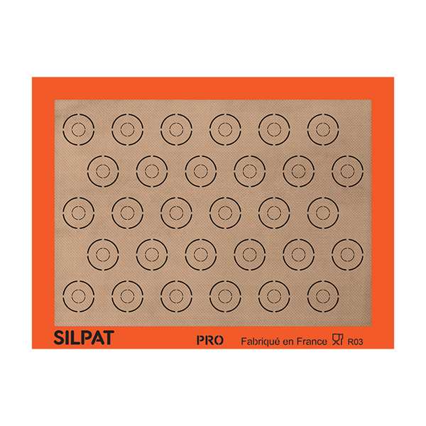 Image de TOILE DE CUISSON SILPAT POUR 30 MACARONS(LONG.375XLARG.275MM