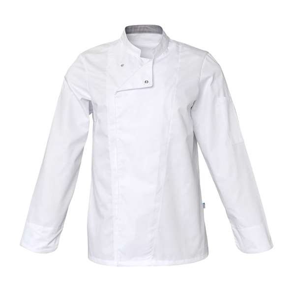 Image de VESTE DE CUISINE COOKIE ML BLANCHE T1
