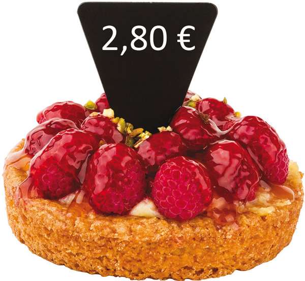 Image de 100 TRIANGLE 65X45 NOIR NEUTRE