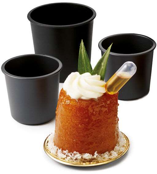 Image de 6 DARIOLES RONDES EXOGLASS D70