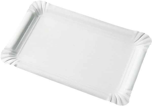 Image de ASSIETTE CARTON RECTANGULAIRE 130X200MMX1500