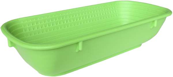 Image de BANNETON OVAL PP VERT 500G