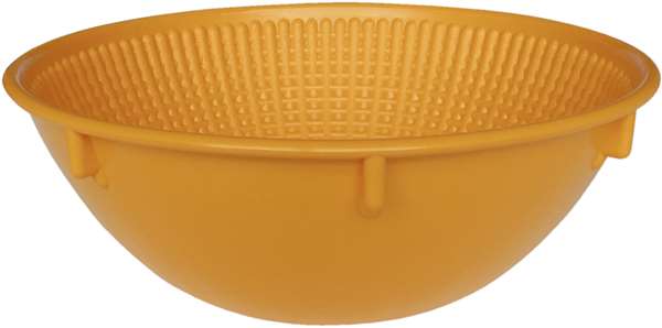 Image de BANNETON ROND PP ORANGE 1000G