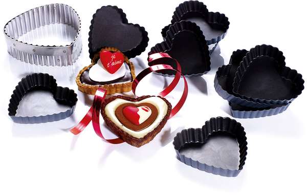 Image de BLIST.12 TART.COEUR EXO   90MM