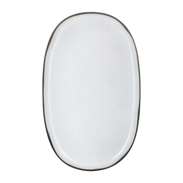 Image de CARACT ASS OVALE 35CM BLANC
