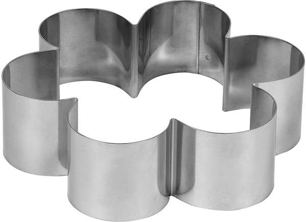 Image de CERCLE INOX 6 CANNELURES 18X18