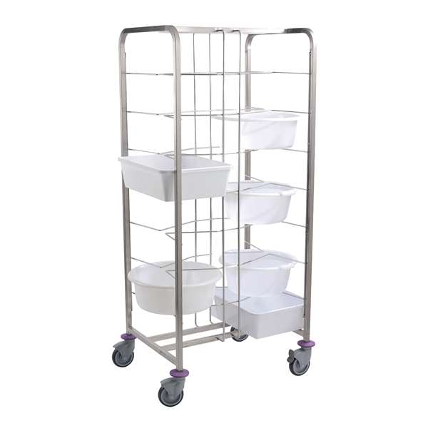 Image de CHARIOT INOX 16 BACS PATONS