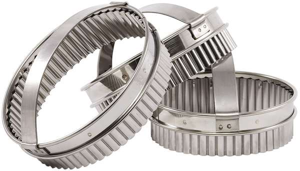 Image de DECOUPOIR RD CANNELE INOX  150